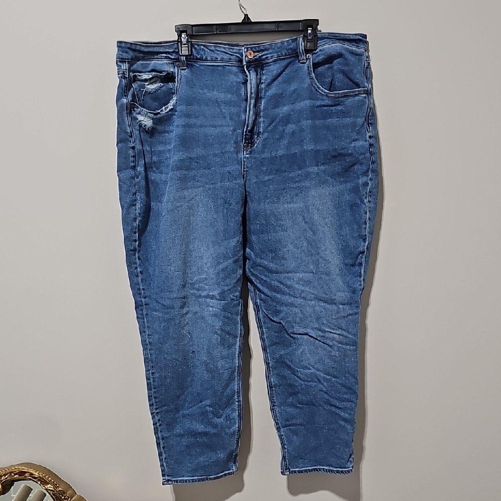 American Eagle Outfitters Mom Jean Light Blue Denim